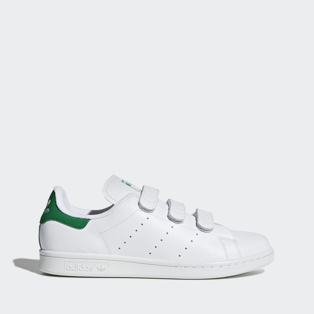 Adidas Stan Smith - Originals γυναικεια - Ασπρα/Πρασινο,Μέγεθος: EU 36 – 54 2/3 (547TCLZI)